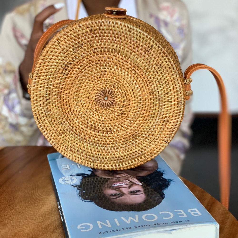 Handmade Rattan Shoulder Bag